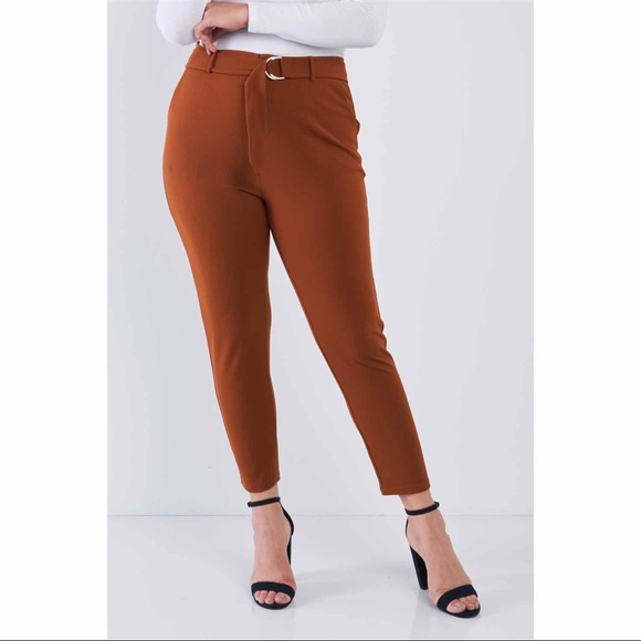 GioVanni Di Rocco Pants - Plus Size High Waisted Ginger Bread Pants